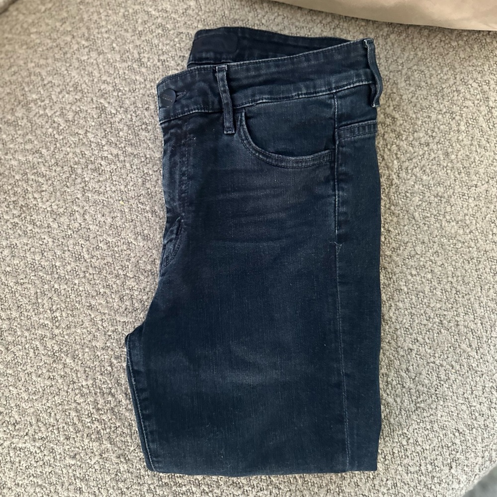Koral Dark Navy Wash Skinny Ankle Jeans
